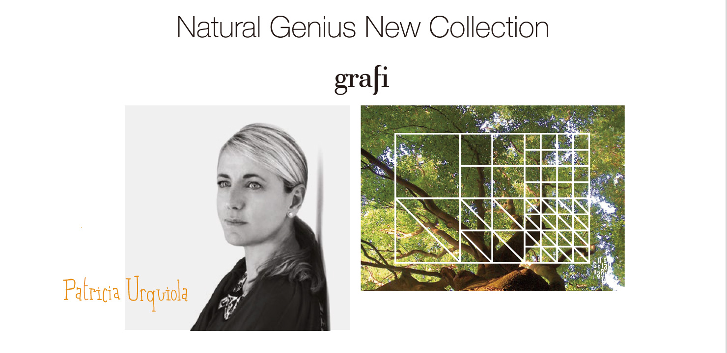 Natural Genius New Collection grafi Patricia Urquola