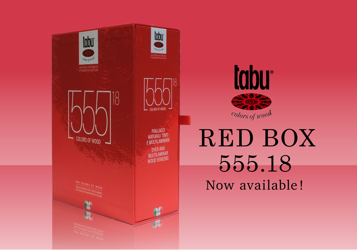 tabu RED BOX 555.18 Now availableI