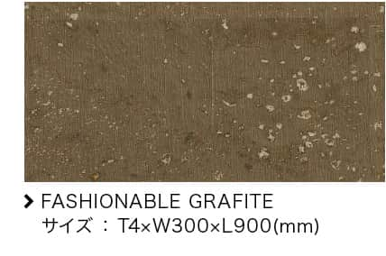 FASHIONABLE GRAFITE TCY F T4~W300~L900(mm)