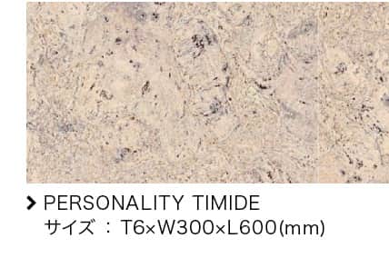 PERSONALITY TIMIDE TCY F T6~W300~L600(mm)